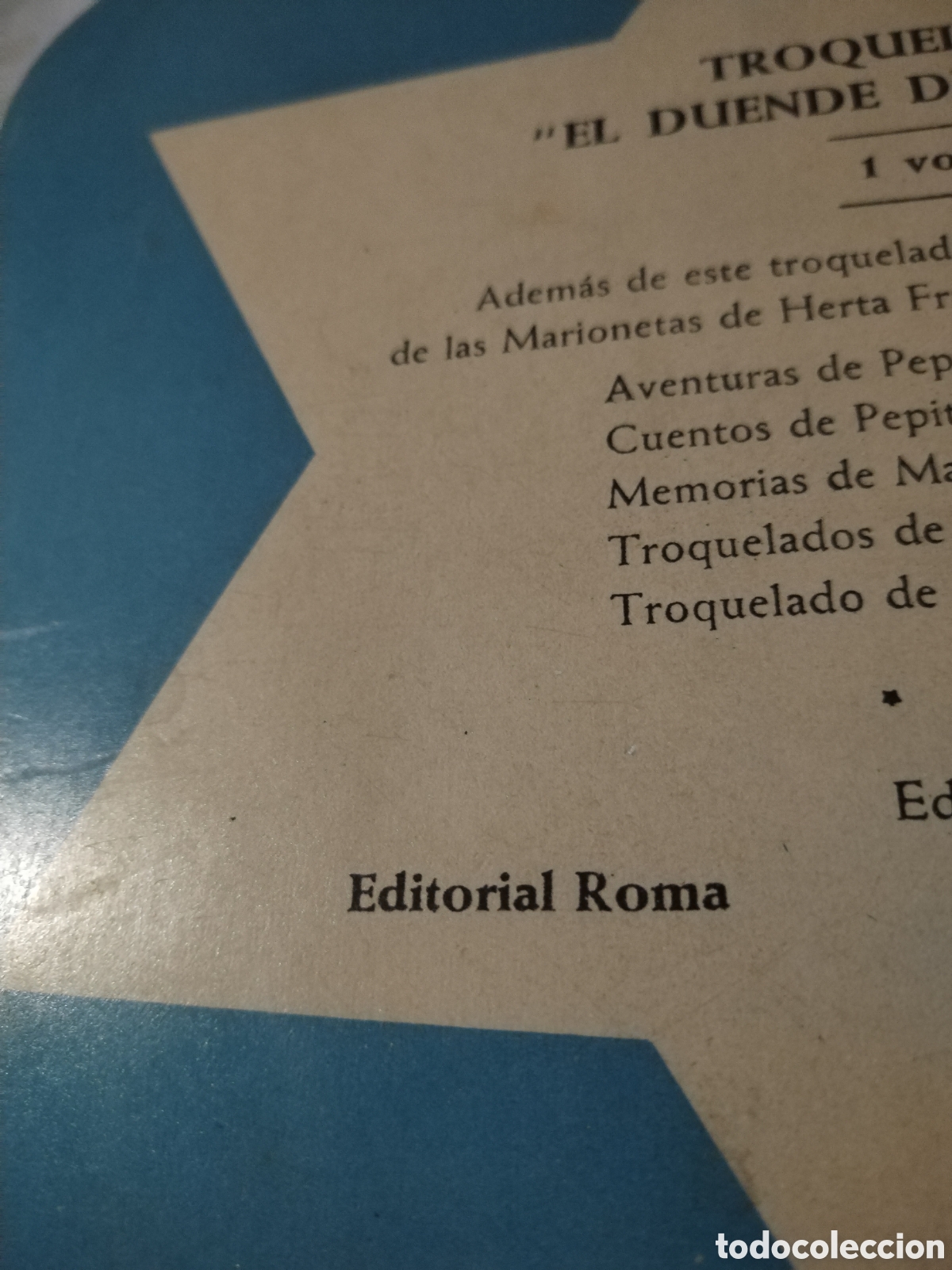 Libros de segunda mano: Cuento troquelado El duende de la Luna Editorial Roma 1964 - Foto 12