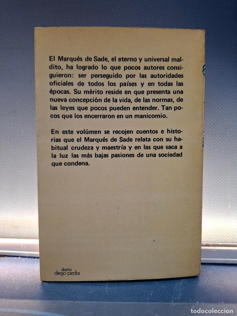 Libros de segunda mano: Cuentos e historias, Marques de sade - Foto 2