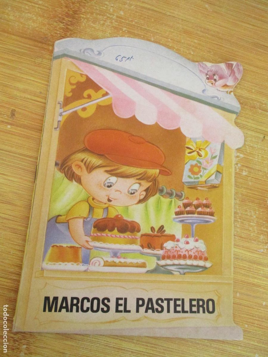 Libros de segunda mano: TROQUELADOS MIS TIENDAS, N&ordm;. 6- MARCOS EL PASTELERO-BRUGUERA- 1&ordf;., EDC., 1983