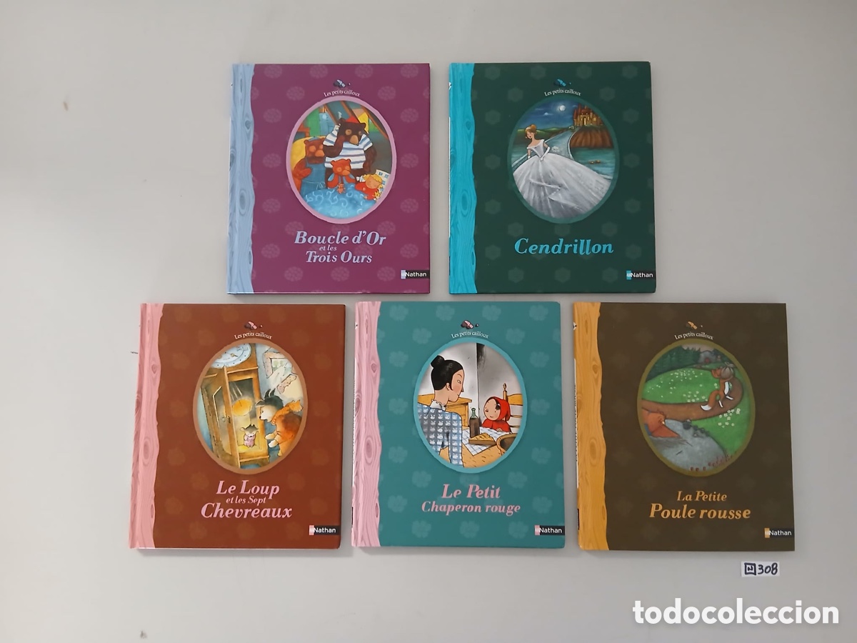 Libros de segunda mano: 5 cuentos infantiles libros infantiles de la colecci&oacute;n &rdquo;Les petits cailloux&rdquo; de la editorial Nathan