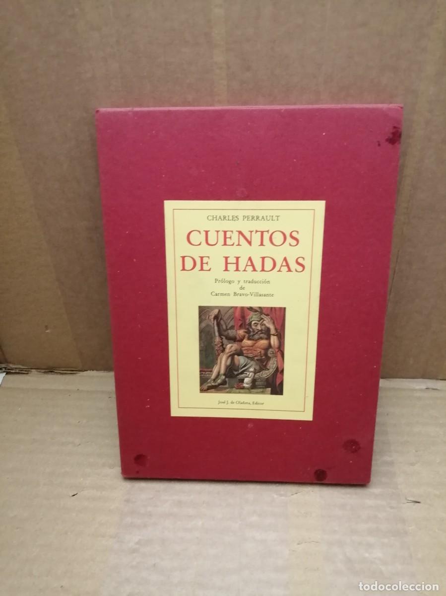 Gebrauchte B&uuml;cher: Charles Perrault: Cuentos de Hadas (Bella edici&oacute;n desplegable con grabados de &eacute;poca, en estuche)