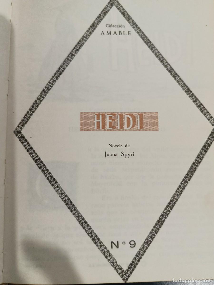 Libros de segunda mano: HEIDI. Colecci&oacute;n Amable - Foto 3