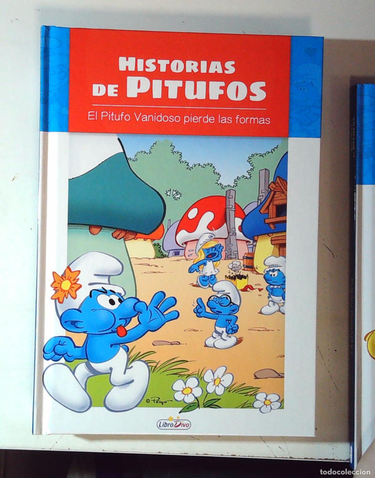 Libros de segunda mano: HISTORIAS DEPITUFOS PEYO LIBRO DIVO EL PITUFO VANIDOSO PIERDE LAS FORMAS