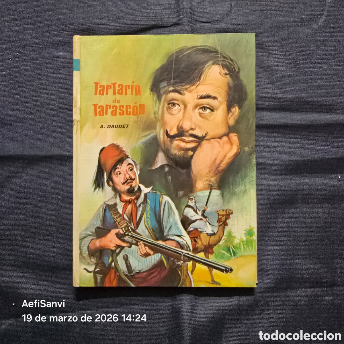 Libros de segunda mano: AMABLE 20: TARTARIN DE TARASC&Oacute;N (A. DAUDET) (EVA) - Foto 1