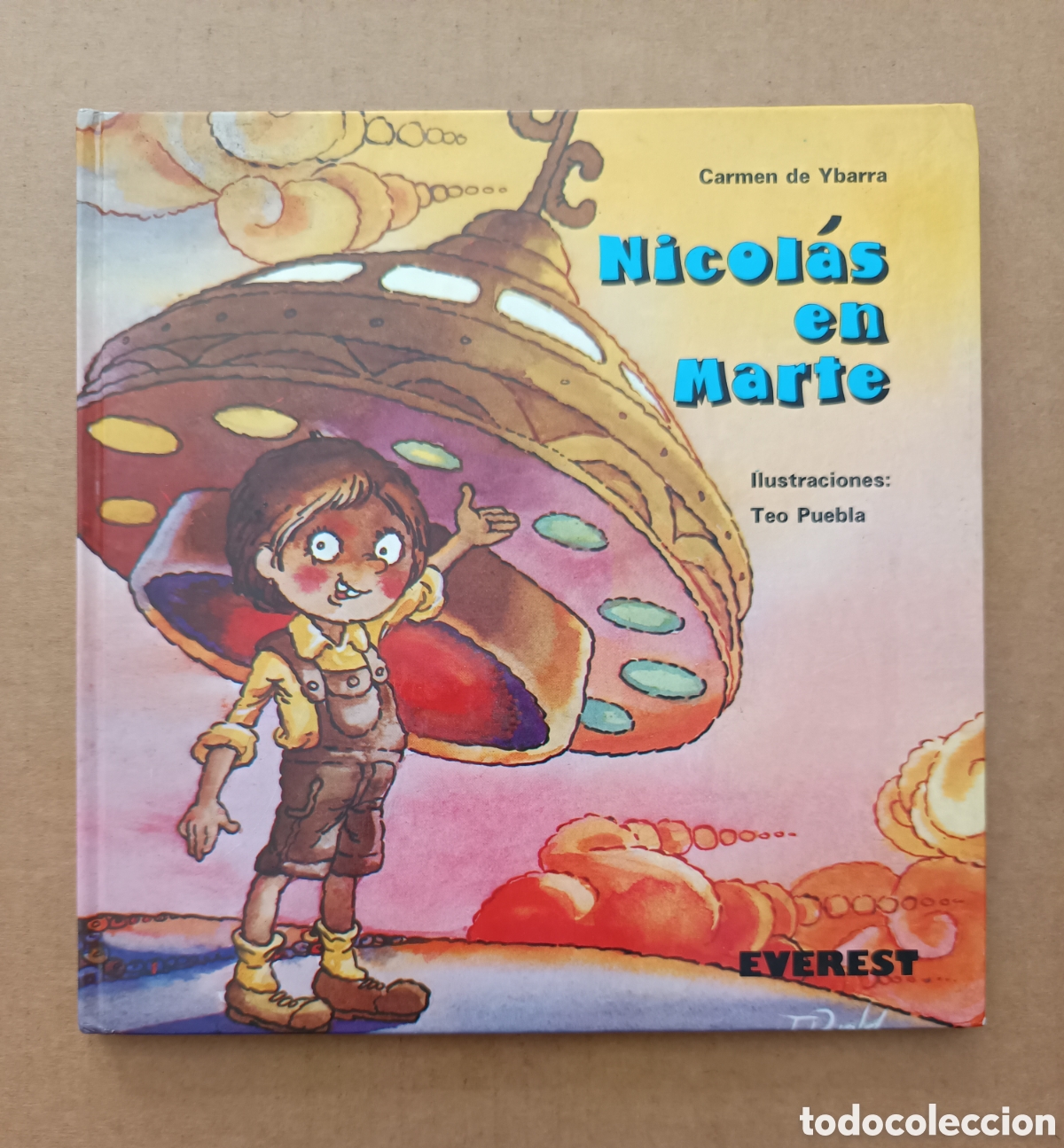 Libros de segunda mano: Nicol&aacute;s en Marte, por Carmen de Ybarra y Teo Puebla (Everest, 1980). Colecci&oacute;n Gacela.