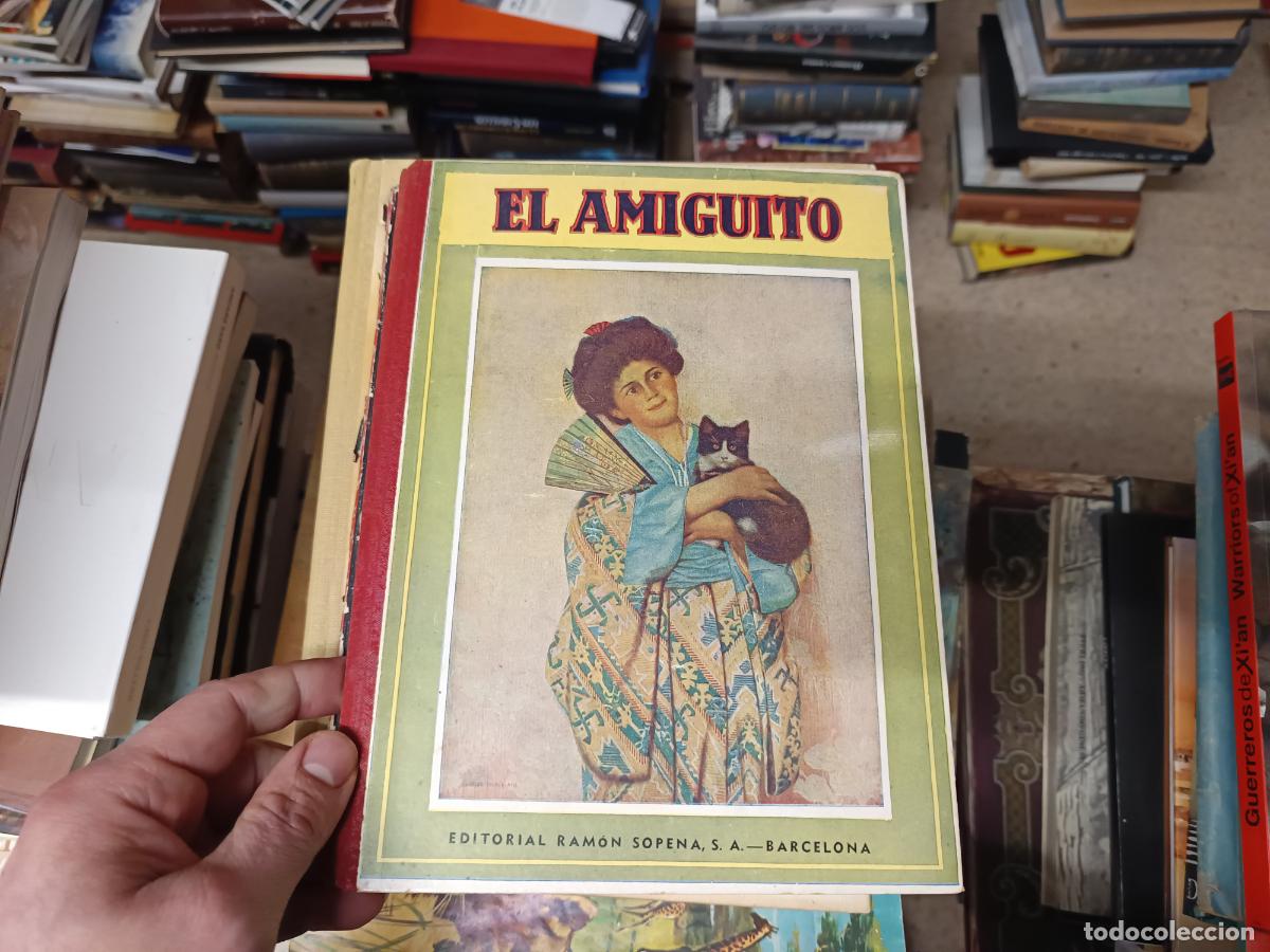 Libros de segunda mano: EL AMIGUITO ( CUENTOS ) . ILUSTRADO CON OCHO L&Aacute;MINAS EN COLOR . RAM&Oacute;N SOPENA . 1943 .