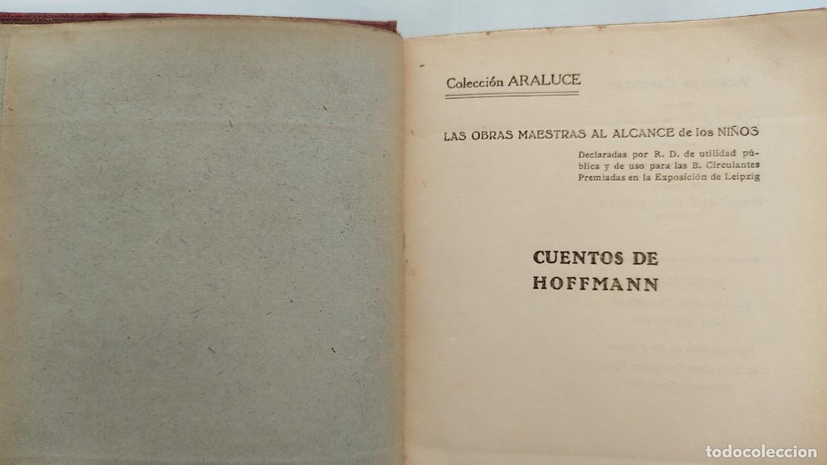 Libros de segunda mano: Libro Cuentos de Hoffmann Colecci&oacute;n Araluce - Foto 5