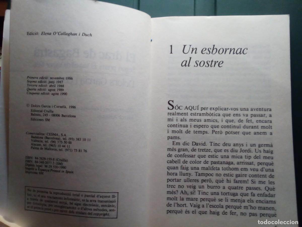 Libros de segunda mano: EL DRAC DE BAGASTRA DE DOLORS GARC&Iacute;A CORNELLA. - Foto 2