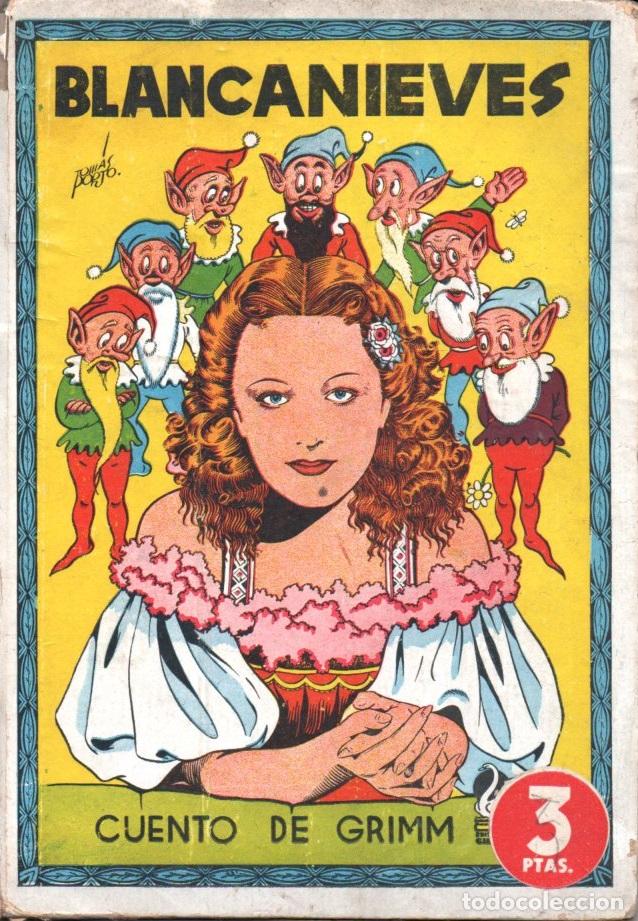 Libros de segunda mano: HIPKISS / PORTO : BLANCANIEVES CUENTO DE GRIMM (CISNE GERPLA, c. 1945)