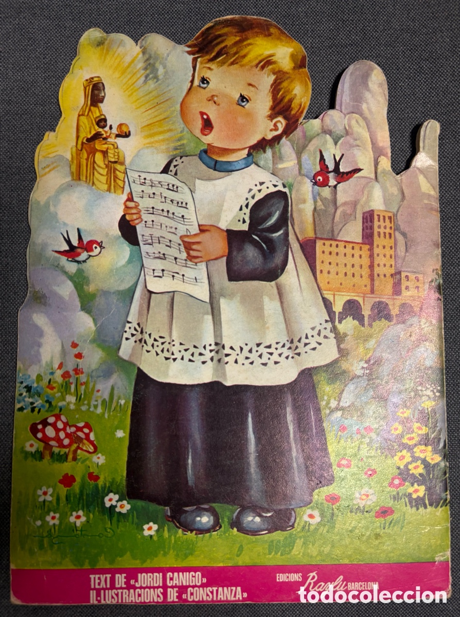 Libros de segunda mano: ANTIGUO CUENTO TROQUELADO. EN CATALAN L&acute;ESCOLANET DE LA VERGE. EDITORIAL ARTIGAS. A&Ntilde;OS 60