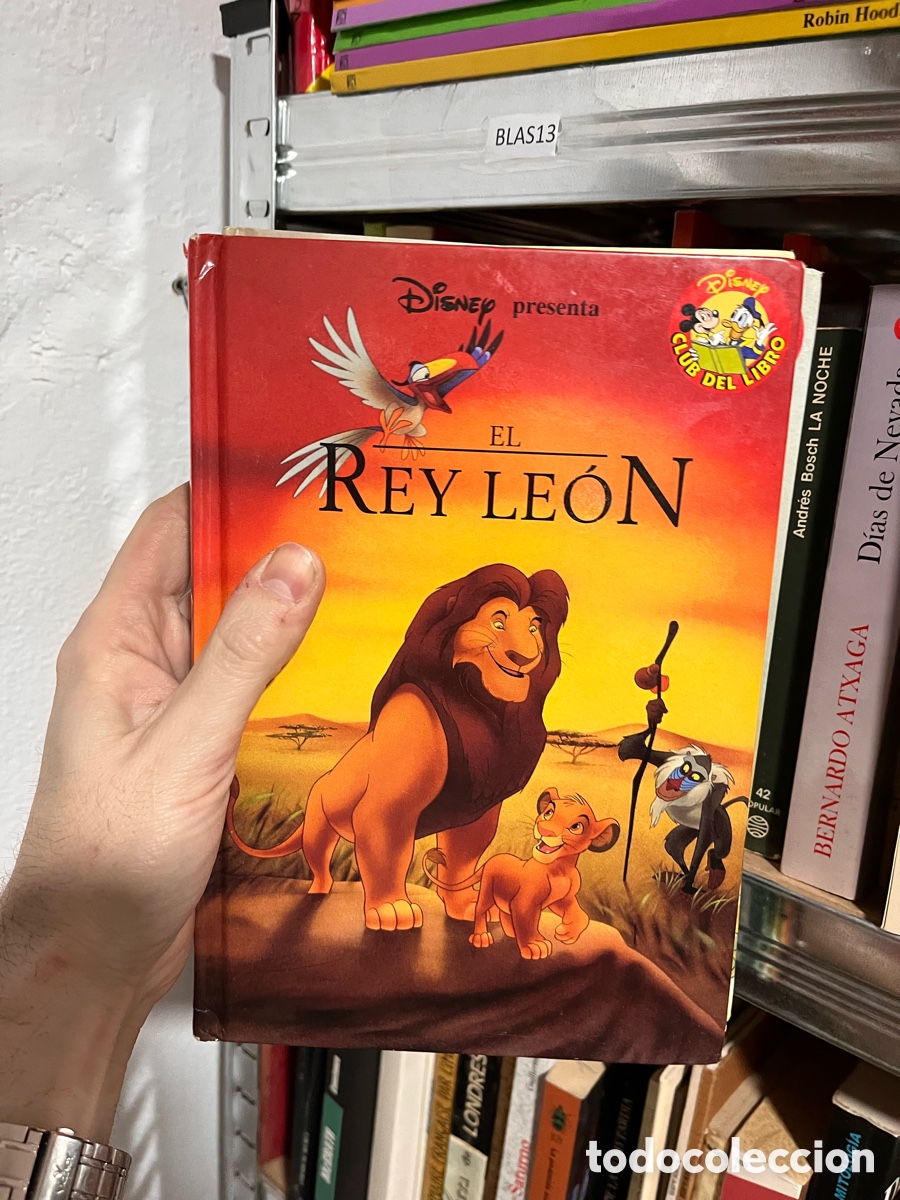 Libros de segunda mano: Blas13 El rey le&oacute;n (Disney) club del libro - Foto 1