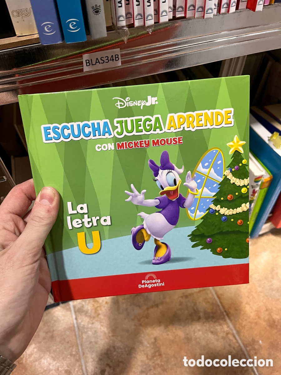 Libros de segunda mano: BLAS34B ESCUCHA, JUEGA Y APRENDE CON MICKEY MOUSE. DISNEY JUNIOR. LA LETRA U. PLANETA.