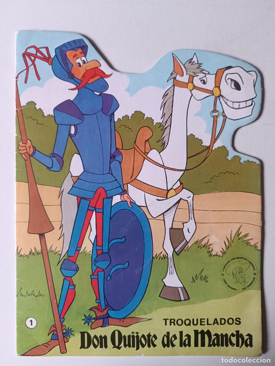 Libros de segunda mano: Cuento troquelado Don Quijote de la Mancha n&ordm; 1 Cruz Delgado Editorial Bruguera TVE Dibujos Animados