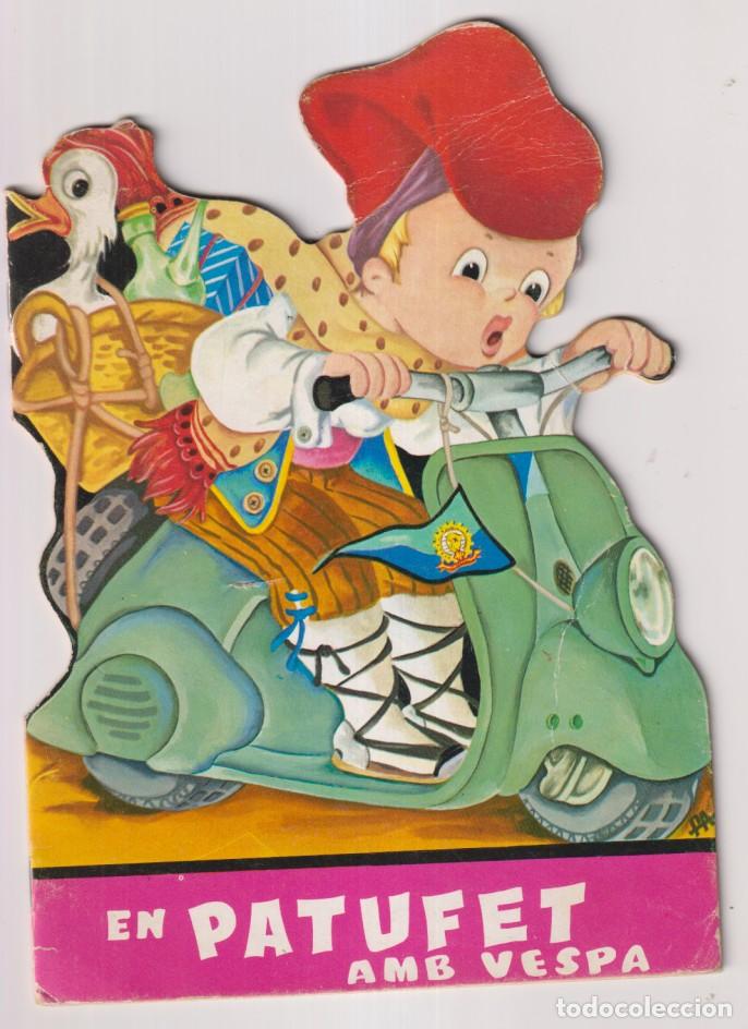 Libros de segunda mano: En patufet amb vespa (23x16,5) Cuento troquelado. Edicions raylu 1980