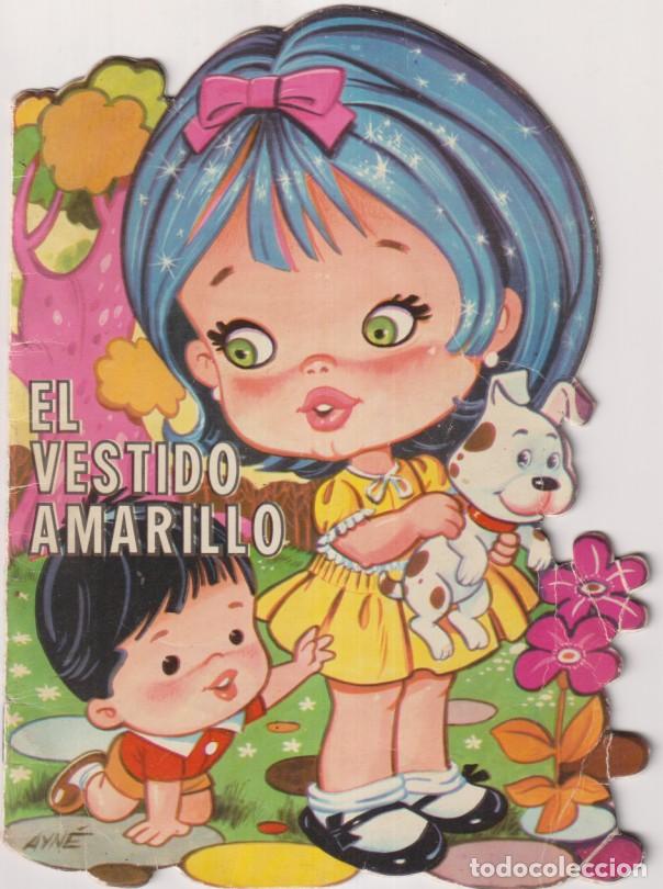 Libros de segunda mano: El vestido amarillo. Troquelado (21,5x15,5 cm) Dibujos de Ayn&eacute;. Cuentos Toray 1972