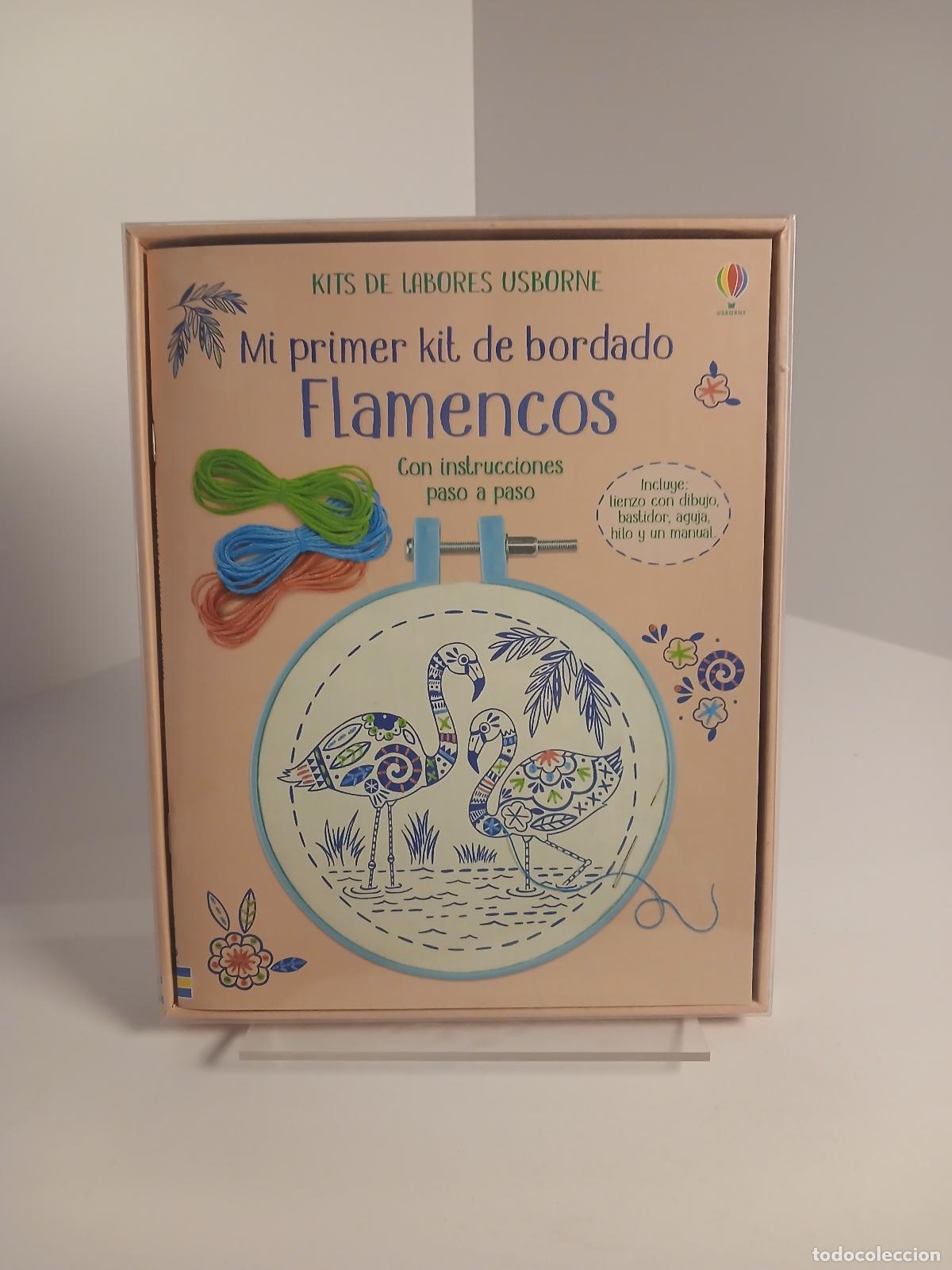 Libri di seconda mano: Mi primer kit de bordado - Flamencos - Lara Bryan