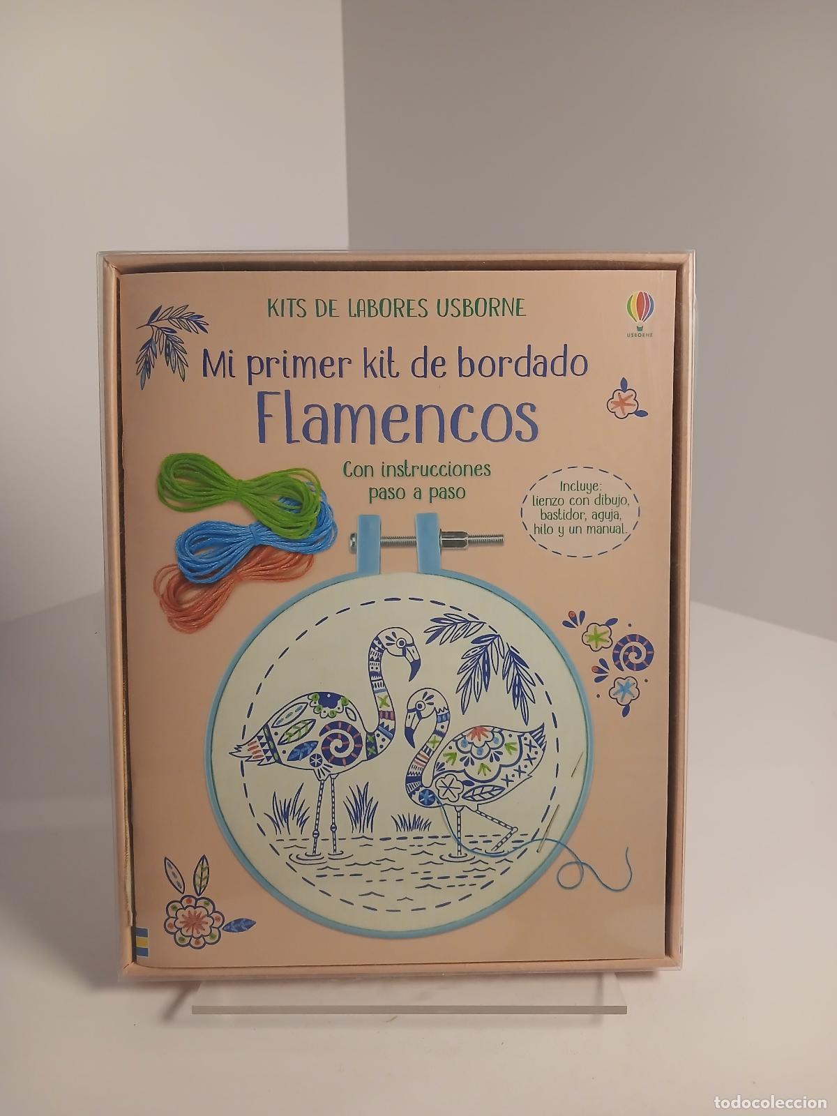 Libri di seconda mano: Mi primer kit de bordado - Flamencos - Lara Bryan