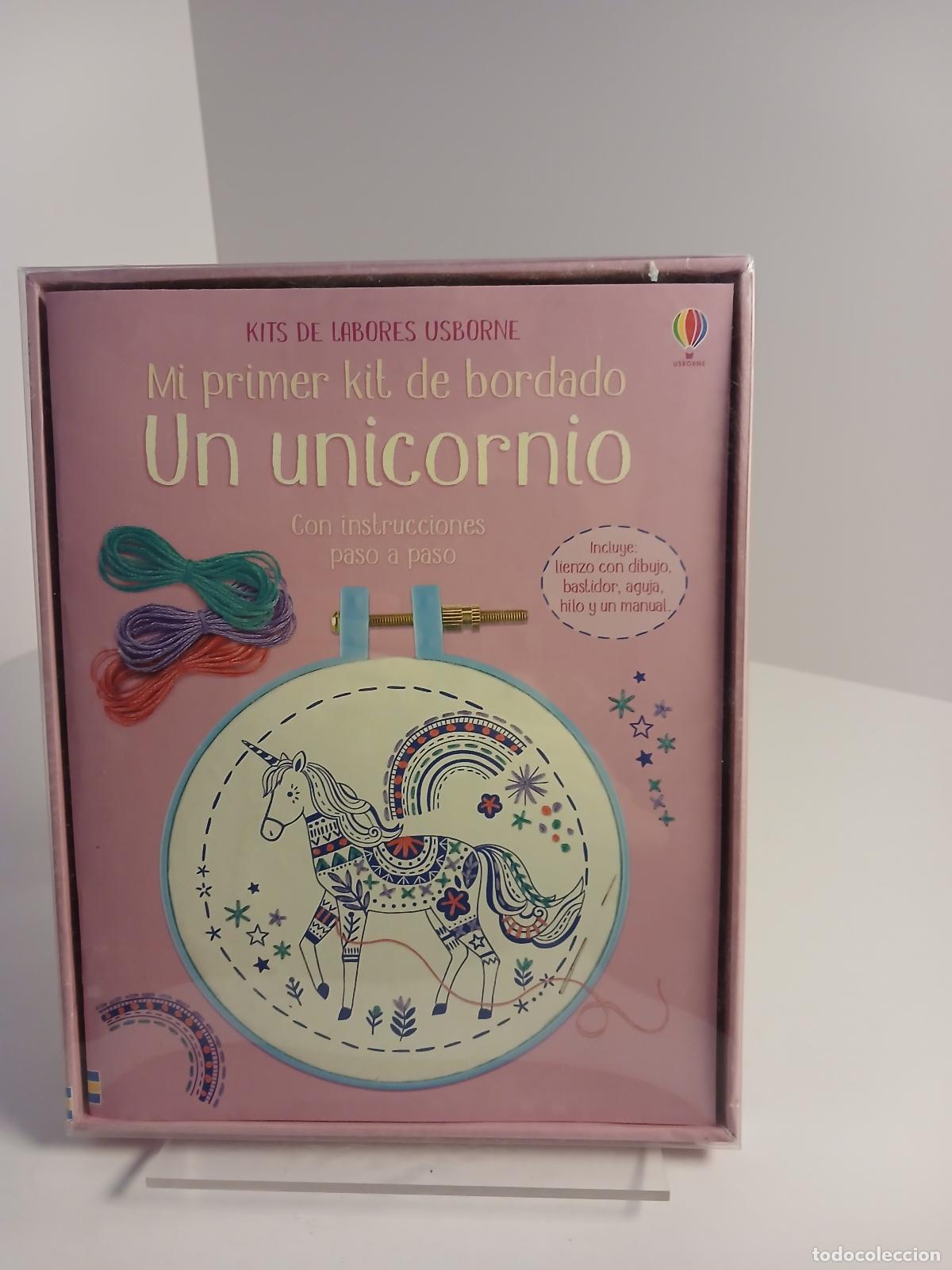 Libri di seconda mano: Mi primer kit de bordado - Un unicornio - Lara Bryan