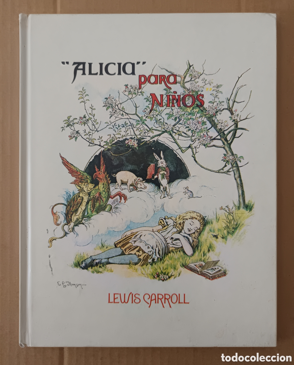 Libros de segunda mano: Alicia Para Ni&ntilde;os, por Lewis Carroll (Asuri, 1982). Con ilustraciones a color de Tenniel.
