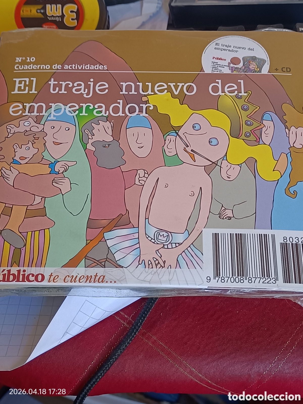 Libros de segunda mano: P&Uacute;BLICO TE CUENTA. N&ordm; 10: el traje nuevo del emperador. Cuaderno de actividades + CD precintado