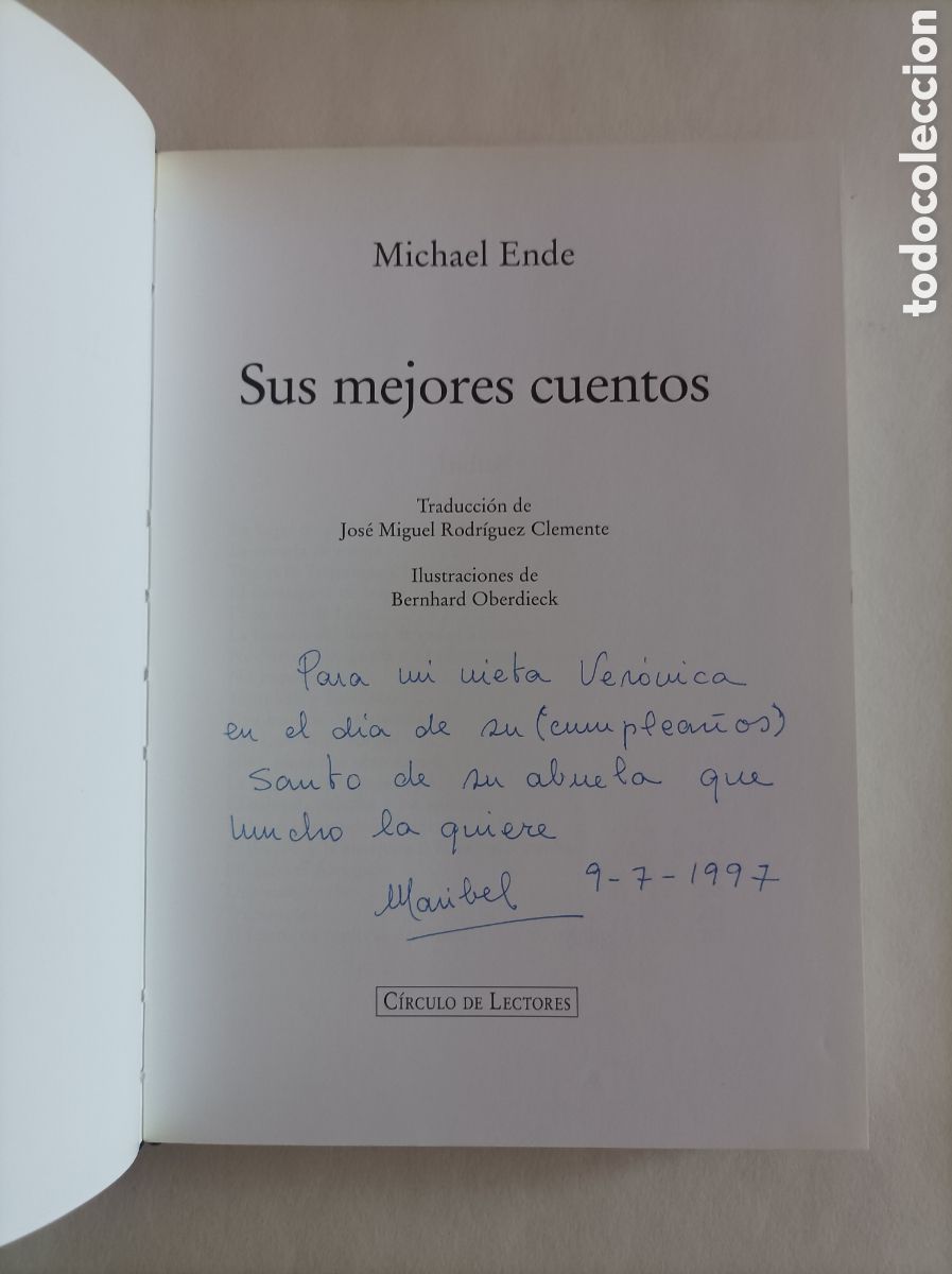 Libros de segunda mano: Michael Ende. Sus mejores cuentos. - Foto 3