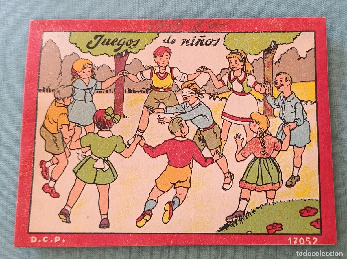 Libros de segunda mano: RARA CARTILLA DE COLOREAR INFANTIL. JUEGOS DE NI&Ntilde;OS. NARMAS. DCP 17062. SIN COLOREAR. A&Ntilde;OS 50