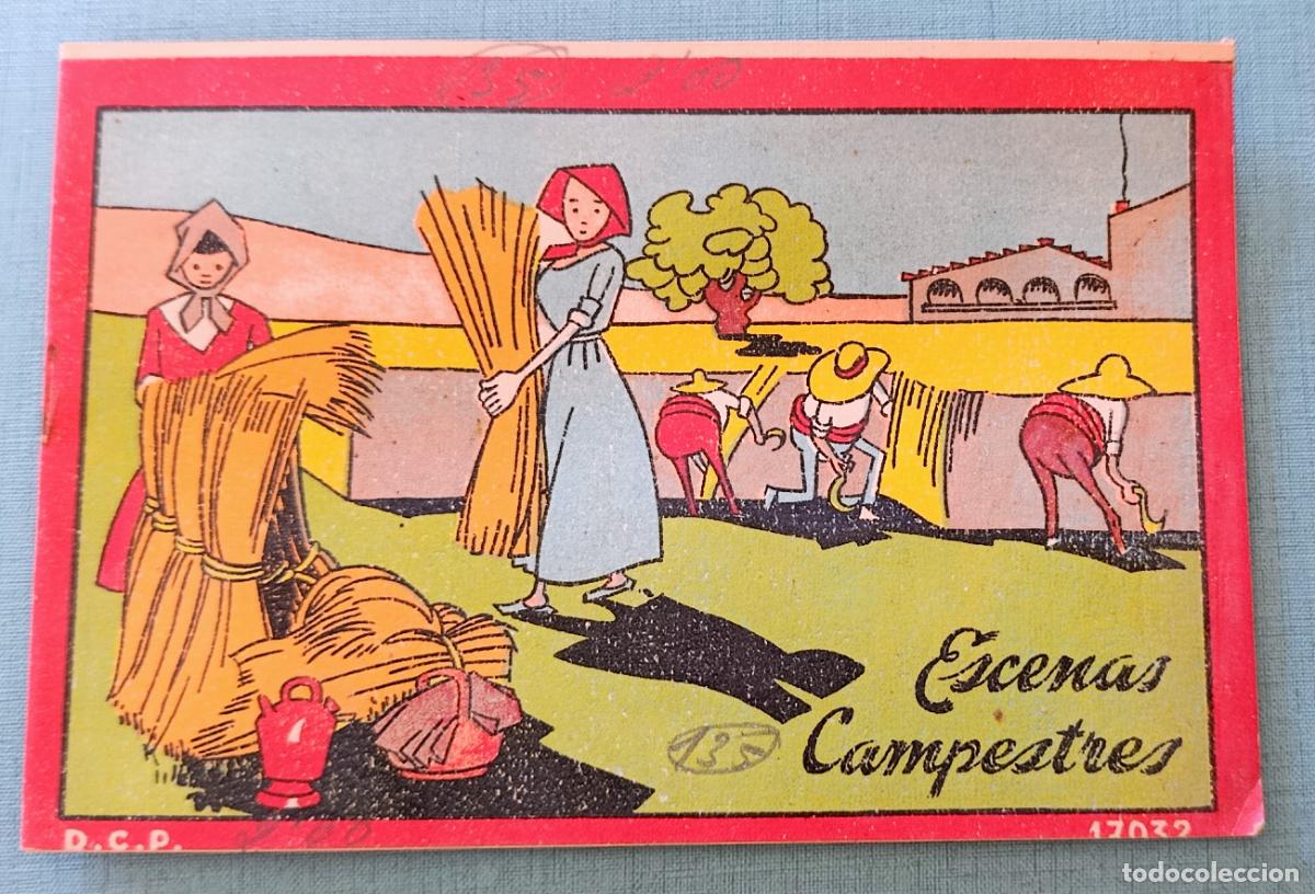 Libri di seconda mano: RARA CARTILLA DE COLOREAR INFANTIL. ESCENAS CAMPESTRES. NARMAS. DCP 17043. SIN COLOREAR. A&Ntilde;OS 50