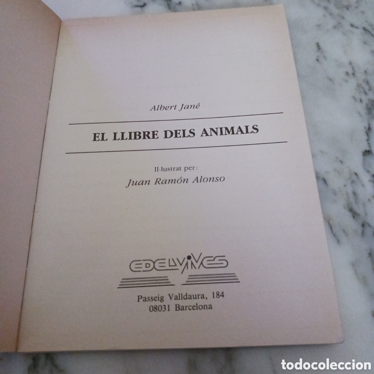 Libros de segunda mano: El llibre dels Animals de Albert Jan&eacute; - Foto 5
