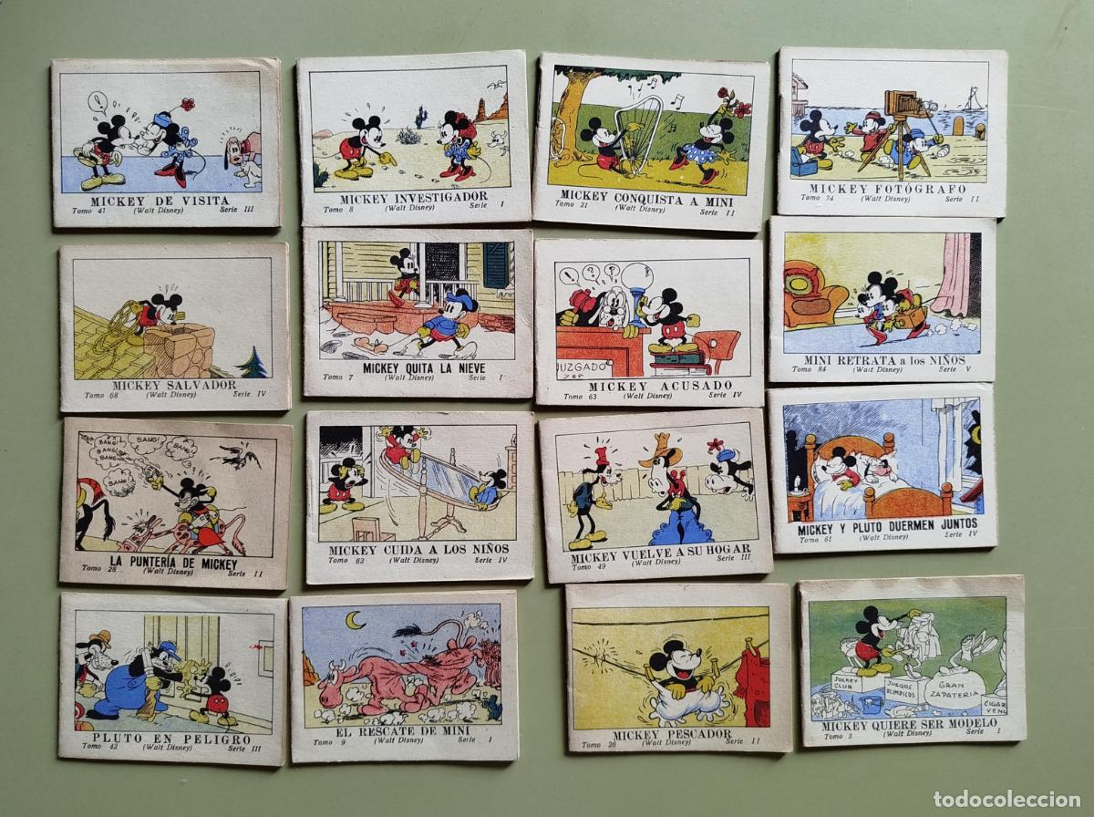 Libros de segunda mano: LOTE 16 JUGUETES INSTRUCTIVOS MICKEY POR WALT DISNEY ED. SATURNINO CALLEJA A&Ntilde;OS 40.