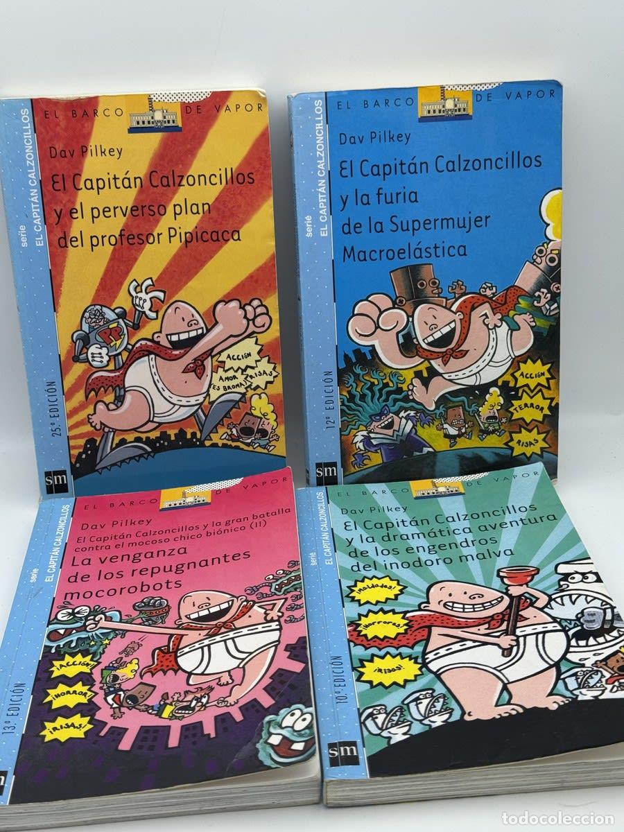 Libros de segunda mano: Lote El capit&aacute;n calzoncillos - Dav Pilkey - Dav Pilkey
