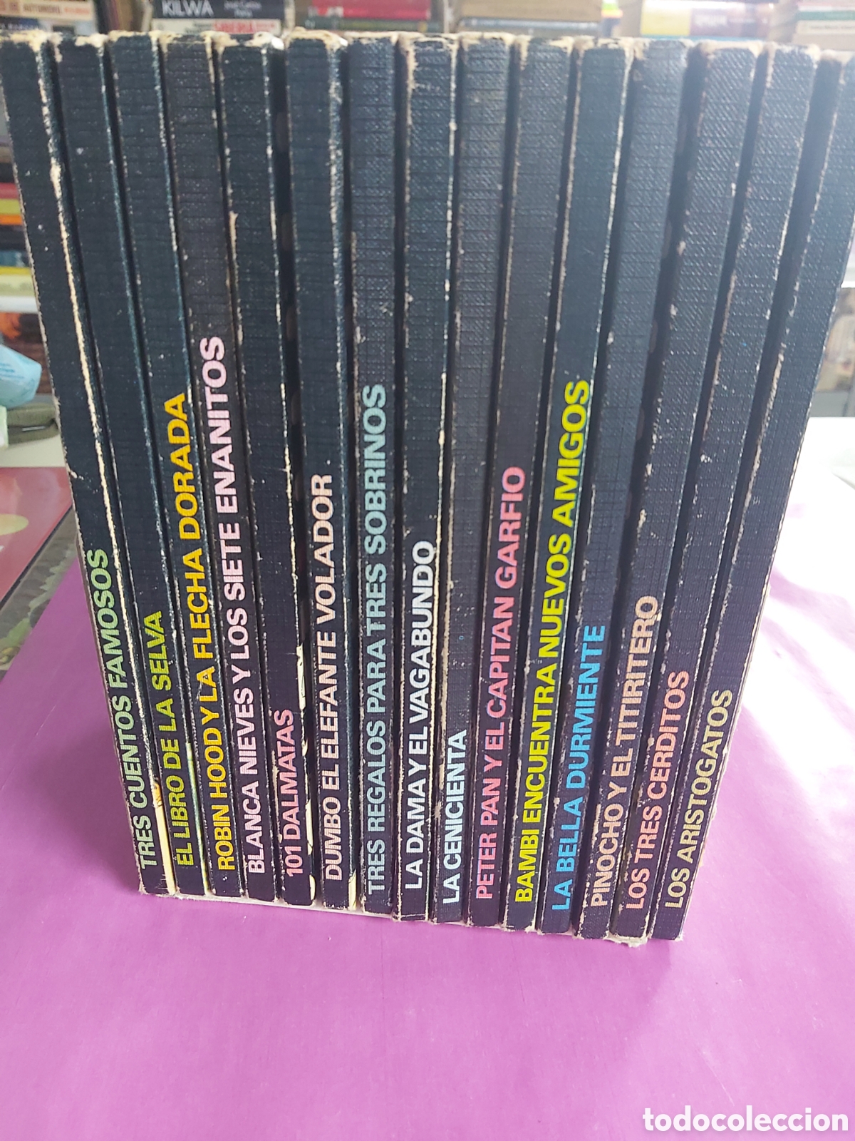 Libros de segunda mano: 15 LIBROS + ESTUCHE WALT DISNEY PRESENTA...1985