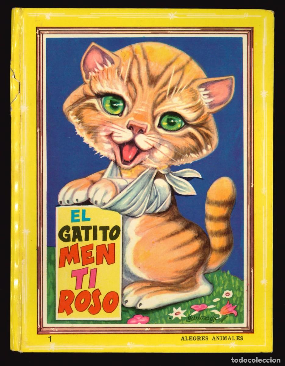 Libros de segunda mano: ALEGRES ANIMALES - VASCO AMERICANA / N&Uacute;MERO 1 (EL GATITO MENTIROSO / CONEJITO MARINERO)
