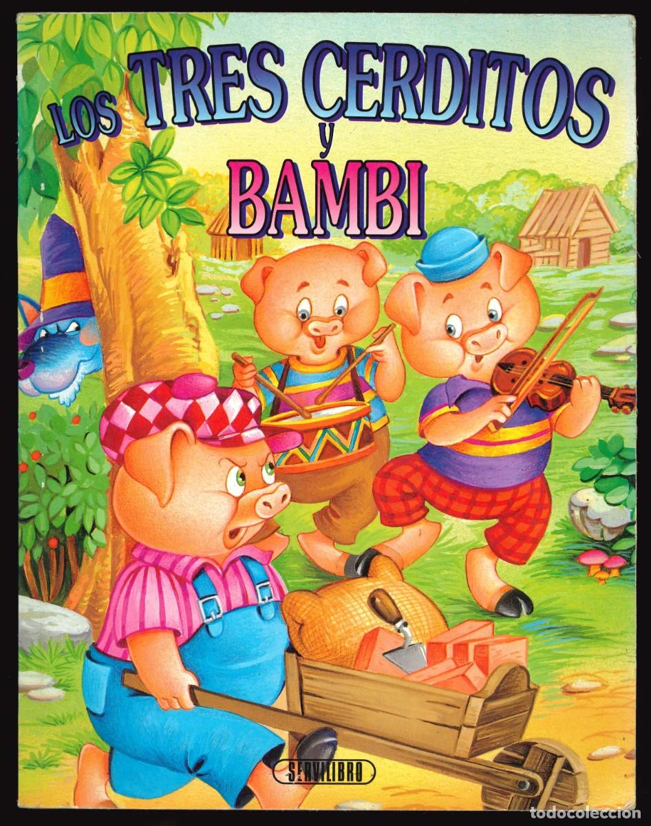 Second hand books: LOS MEJORES CL&Aacute;SICOS - SERVILIBRO / LOS TRES CERDITOS Y BAMBI