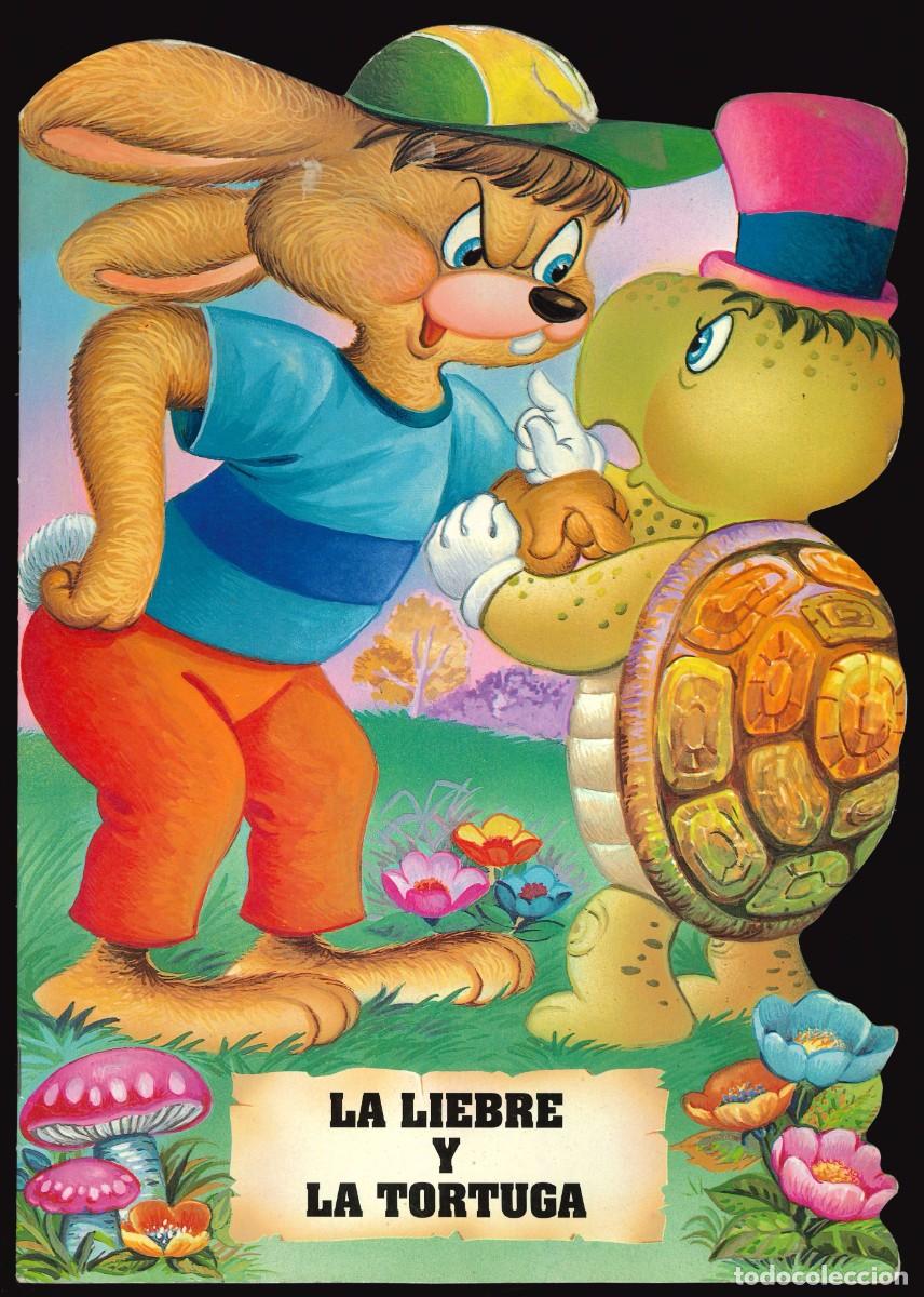 Libros de segunda mano: COLECCI&Oacute;N F&Aacute;BULAS GIGANTE - A. SALDA&Ntilde;A / LA LIEBRE Y LA TORTUGA