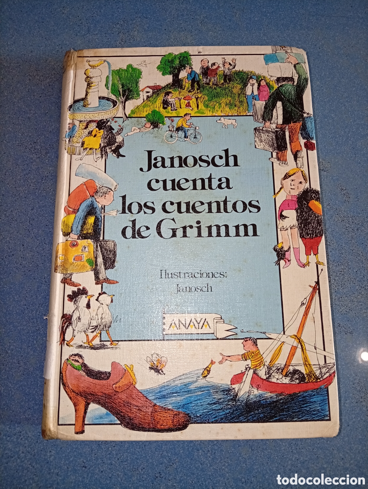Libros de segunda mano: ANTIGUO LIBRO JANOSCH CUENTA LOS CUENTOS DE GRIMM 1986 ANAYA