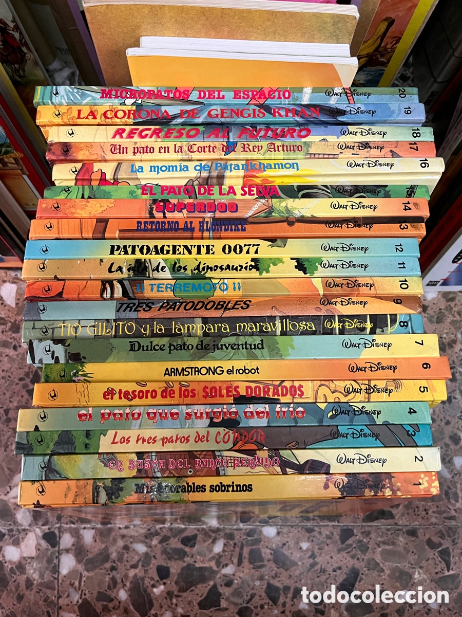 Libros de segunda mano: Pato Aventuras, tomos 1 al 20, Coleccion completa, ed. Gaviota 1988, Walt Disney, Patoaventuras