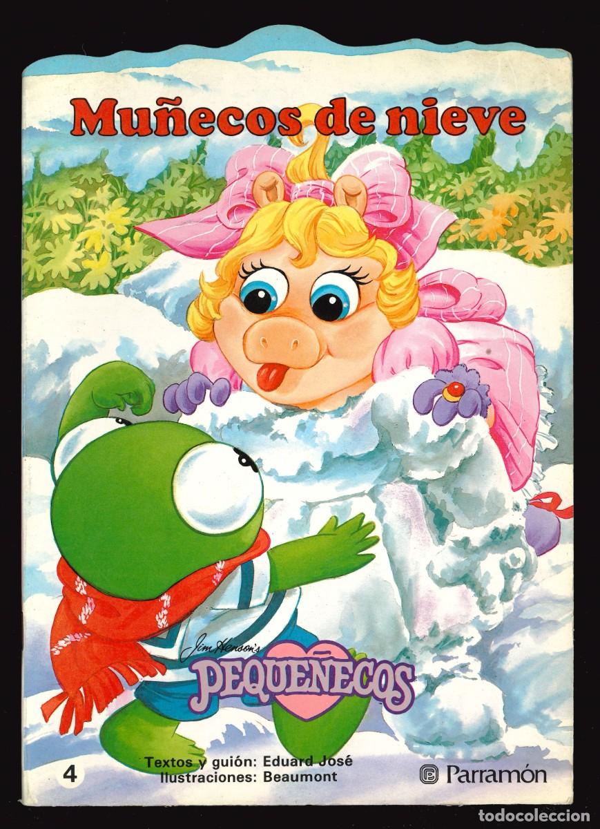 Libri di seconda mano: PEQUE&Ntilde;ECOS- PARRAM&Oacute;N / N&Uacute;MERO 4 (MU&Ntilde;ECOS DE NIEVE) CUENTO TROQUELADO