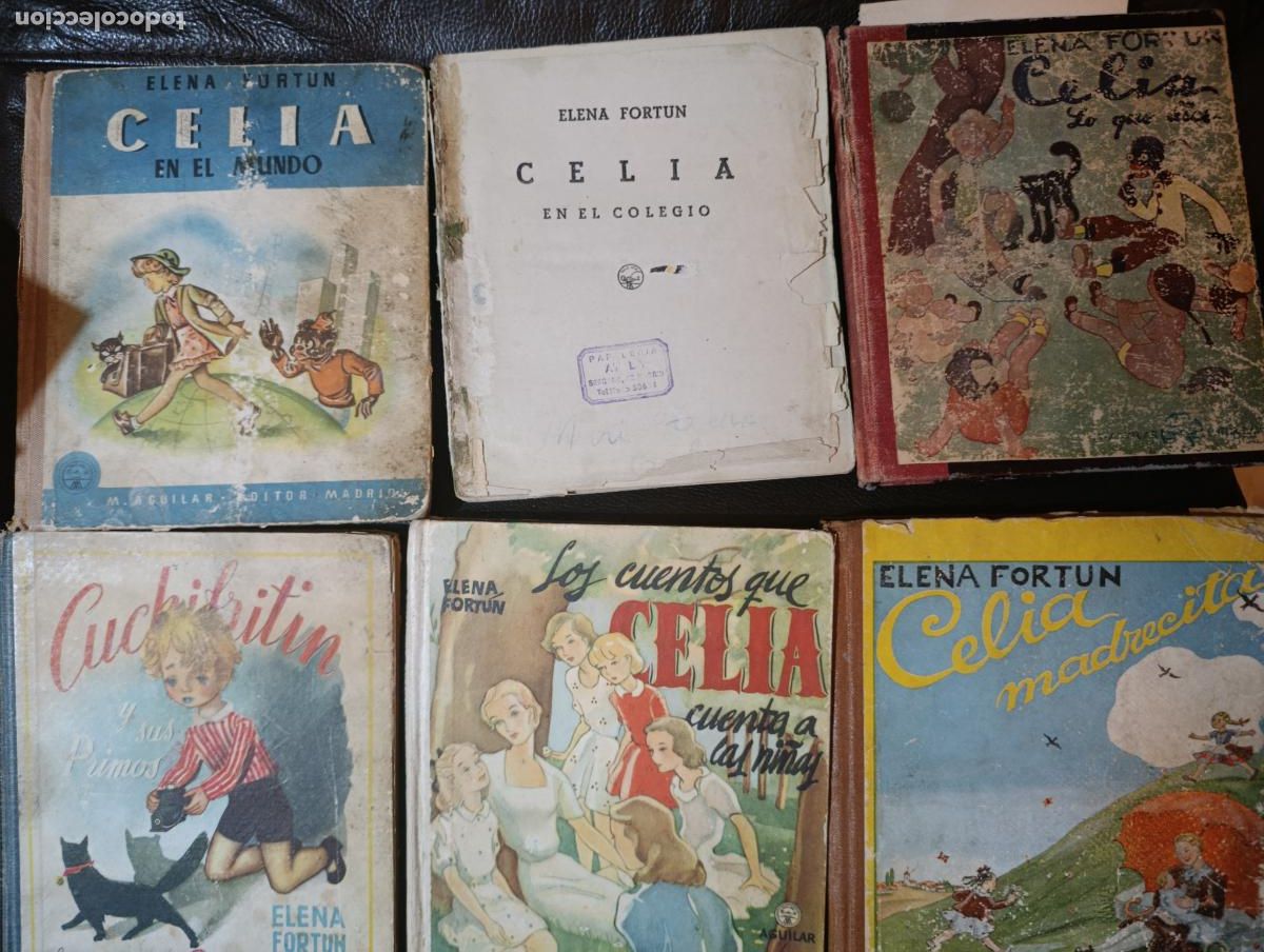 Libros de segunda mano: LOTE LIBROS ANTIGUOS CELIA ELENA FORTUN 8 VOLUMENES