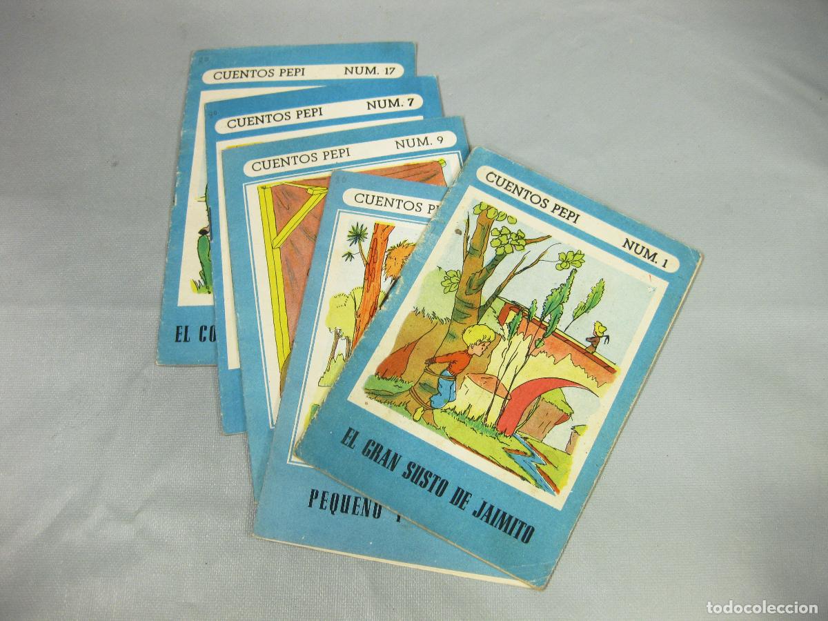 Libros de segunda mano: LOTE DE 5 CUENTOS DE CUENTOS PEPI. EDITORIAL ROMA. BARCELONA