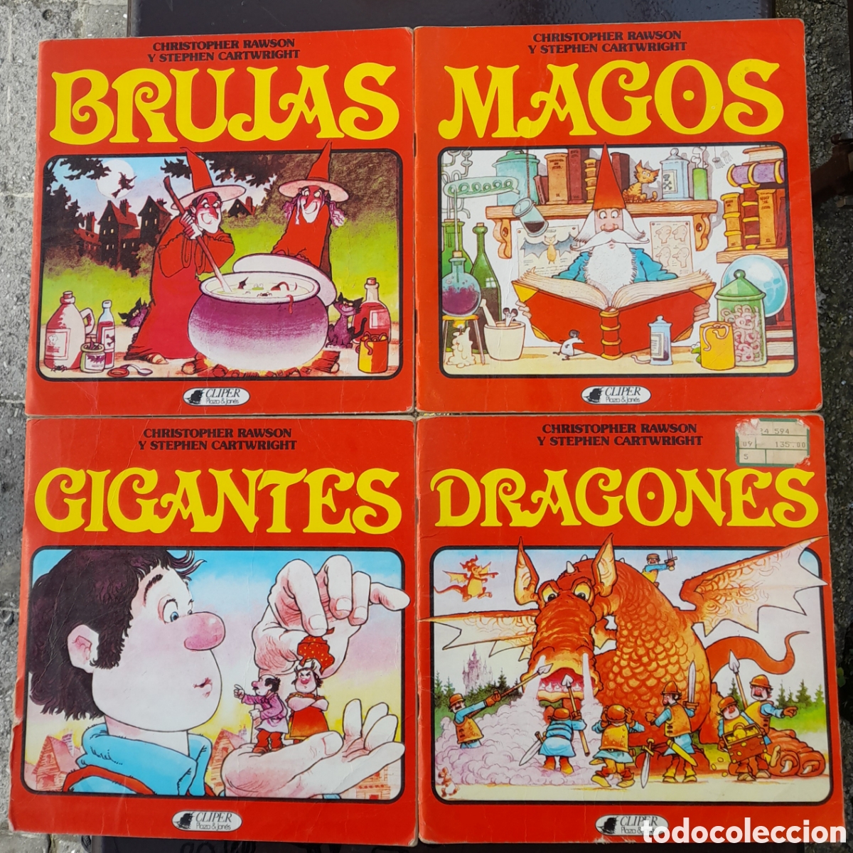 Libros de segunda mano: LOTE CUENTOS FANTAS&Iacute;A - CHRISTOPHER RAWSON Y STEPHEN CARTWRIGHT - CLIPER - PLAZA & JAN&Eacute;S EDITORES, 1