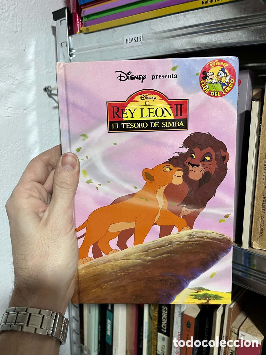 Libros de segunda mano: BLAS13 DisNey REY LEON EL TESORO DE SIMBA club del libro
