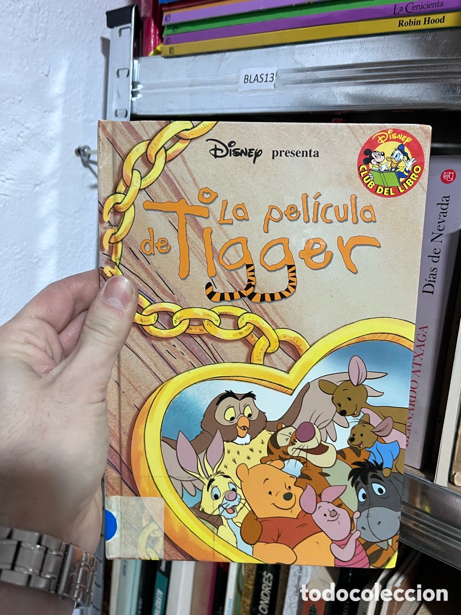 Libros de segunda mano: BLAS13 La pelicula de tigger, Disney club del libro - Foto 1