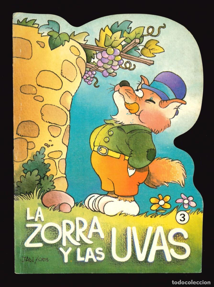 Libros de segunda mano: TROQUELADOS F&Aacute;BULAS - BRUGUERA / N&Uacute;MERO 3 (LA ZORRA Y LAS UVAS)