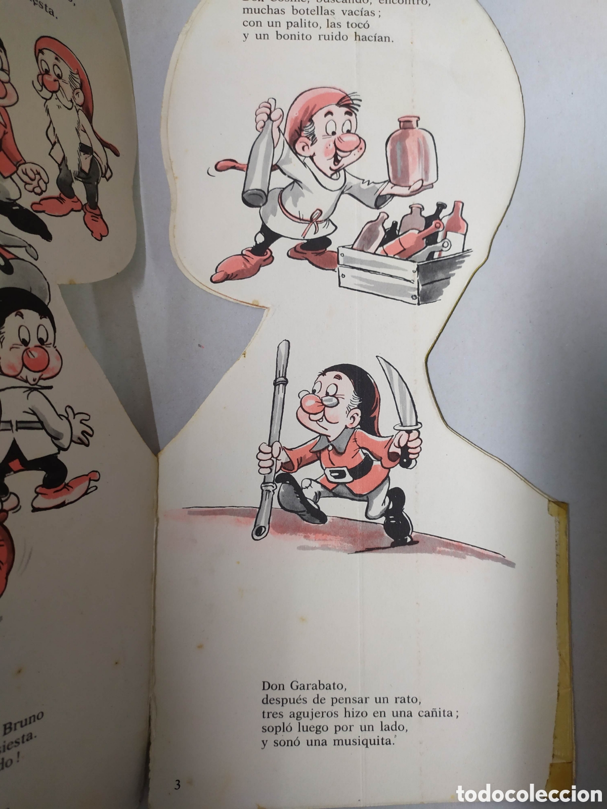 Libros de segunda mano: Cuento troquelado Los enanitos musicos. - Foto 3