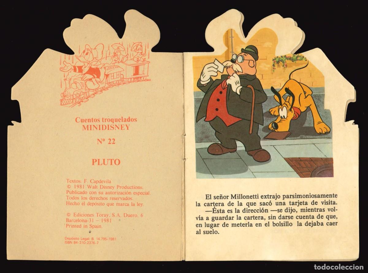 Libros de segunda mano: CUENTOS TROQUELADOS MINIDISNEY - TORAY / N&Uacute;MERO 22 (PLUTO) - Foto 3