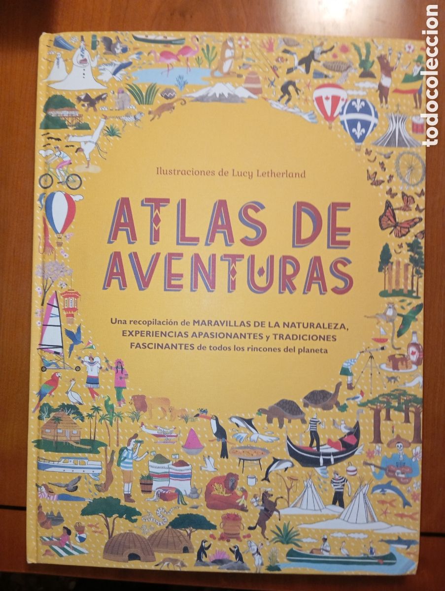 Libros de segunda mano: ATLAS DE LAS AVENTURAS. ILUSTRACIONES DE LUCY LETHERLAND.