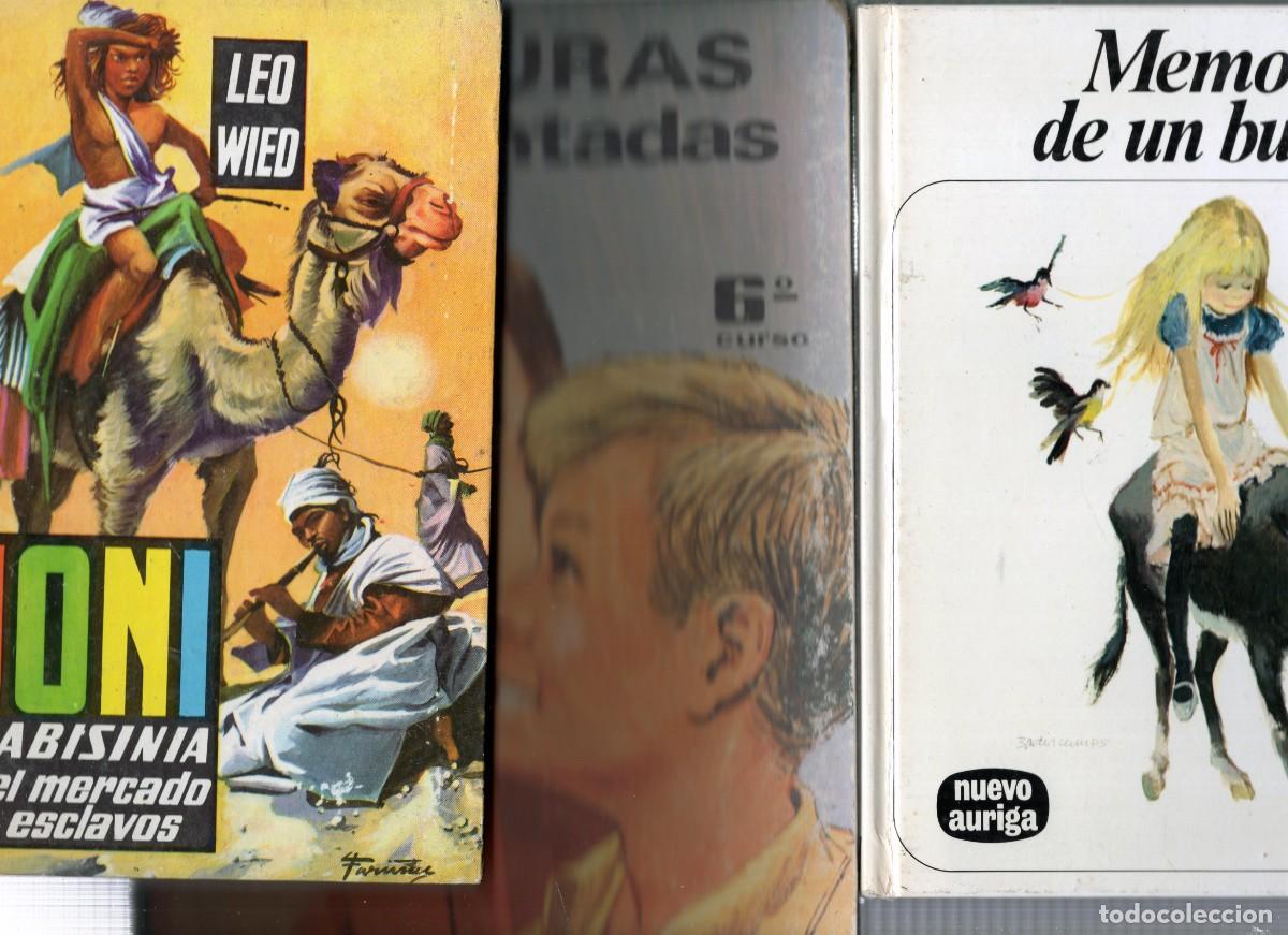 Libros de segunda mano: UONI en Abisinia // LECTURAS COMENTADAS. Bego&ntilde;a Bilbao. MEMORIAS DE UN BURRITO. Condesa Segur