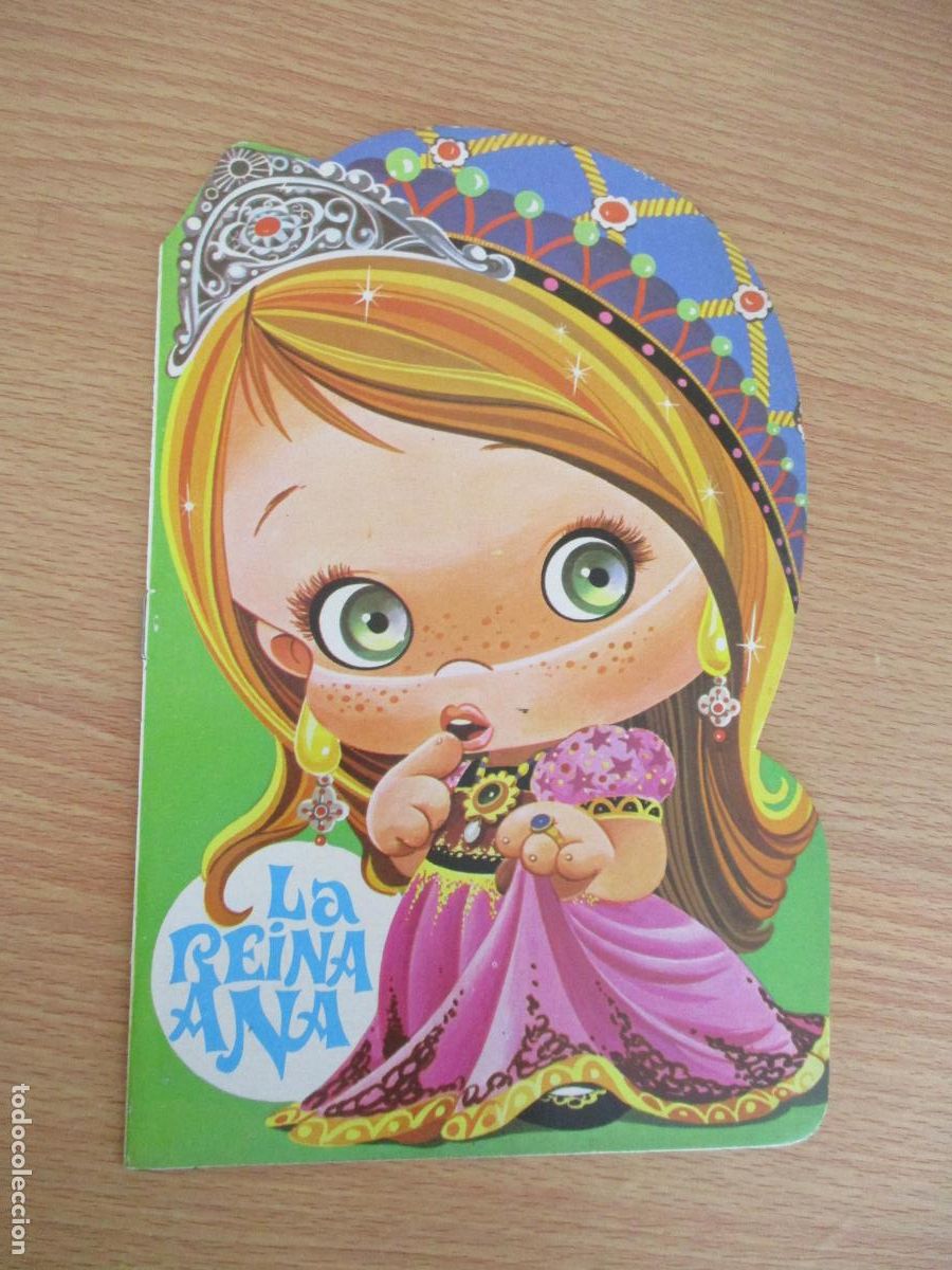 Libros de segunda mano: TROQUELADOS OJITOS-N&ordm;., 7- LA REINA ANA -BRUGUERA-, 1&ordf;., EDC., 1986