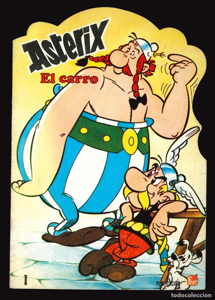 Libros de segunda mano: AST&Eacute;RIX - FHER / N&Uacute;MERO 1 (EL CARRO) CUENTO TROQUELADO