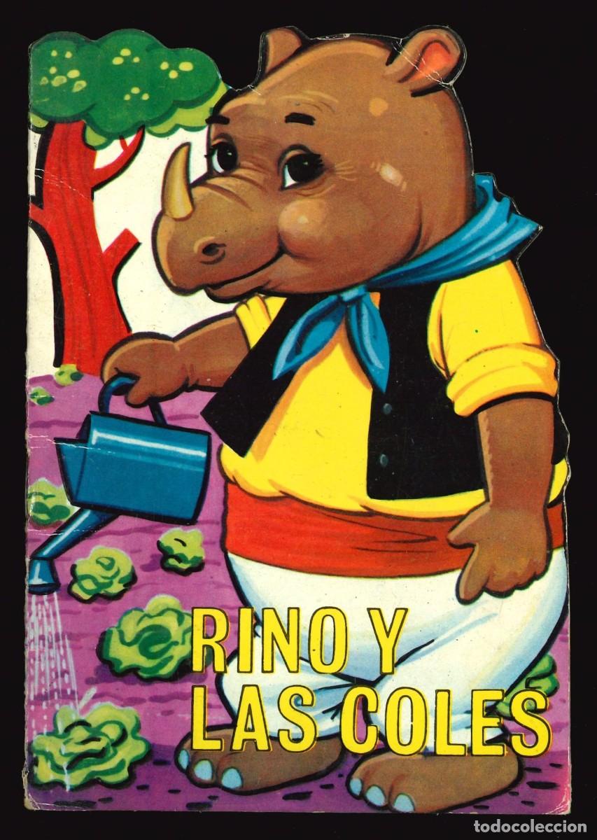 Libros de segunda mano: CUENTOS PEQUE&Ntilde;O ZOO / N&Uacute;MERO 46 (RINO Y LAS COLES) CUENTO TROQUELADO